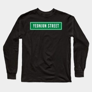 Yeonjun Street Sign TXT Long Sleeve T-Shirt